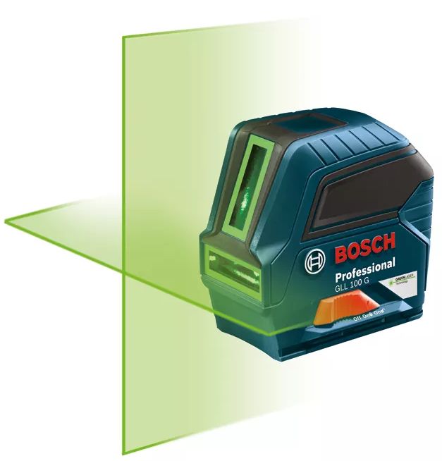 Bosch GLL 100G 100 ft. Green-Beam Self-Leveling Cross-Line Laser - Blue by Bosch - Image 3