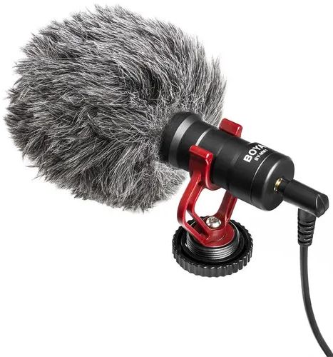 Boya BY-MM1 Cardioid Condenser Microphone - Black by Boya - Refurbished - Very Good condition - US$29.48
