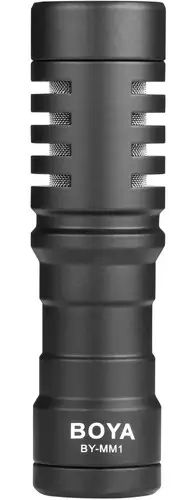 Boya BY-MM1 Cardioid Condenser Microphone - Black by Boya - Image 3