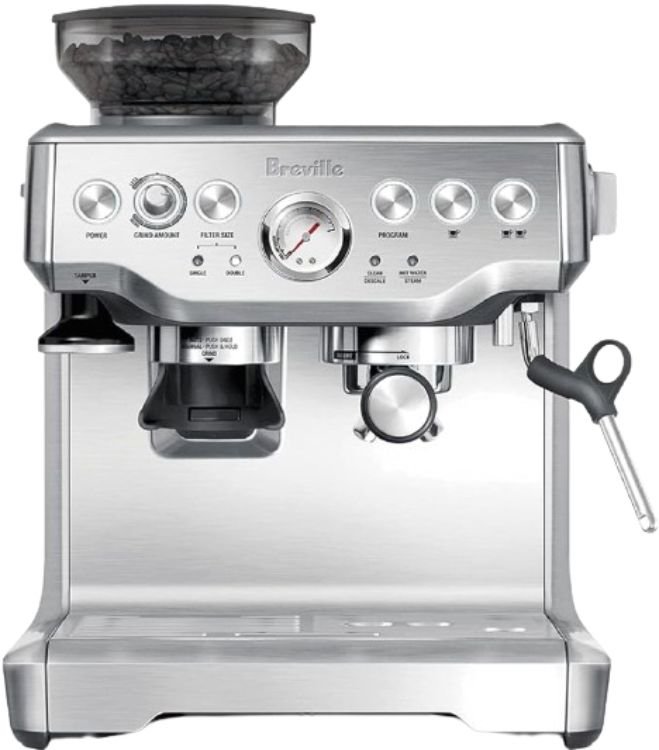 Breville Barista Express Espresso Machine - Silver by Breville - Refurbished - Very Good condition - US$595.99