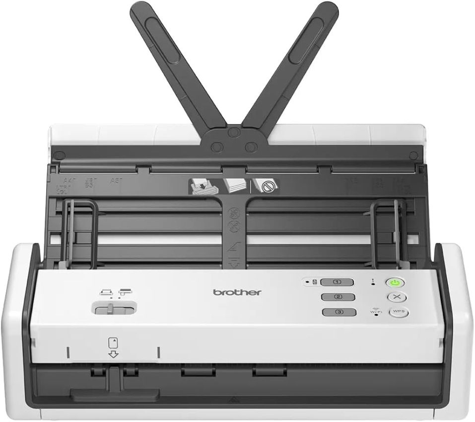 Refurbished Brother ADS-1350W Wireless Compact Desktop Scanner | Reebelo