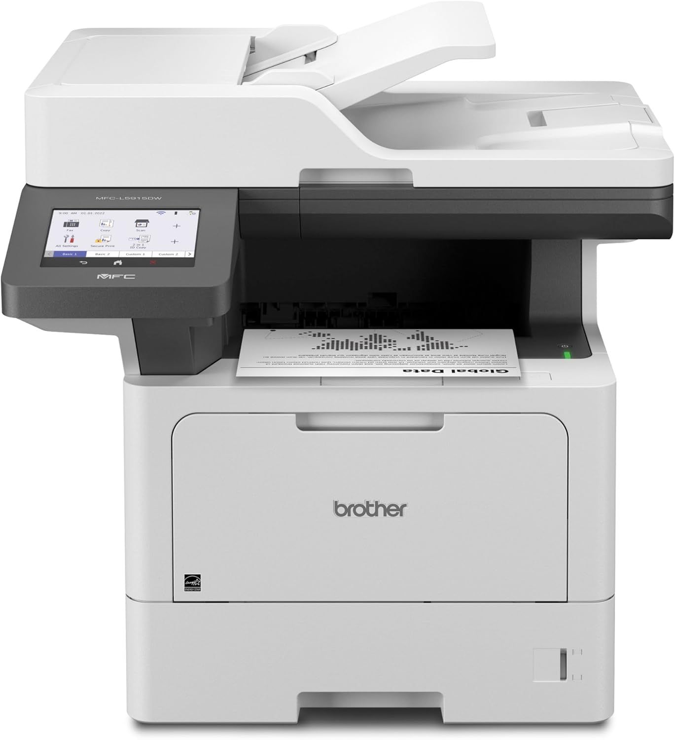 Brother MFC-L5915DW Business Monochrome Laser All-in-One Printer - White by Brother - Image 4