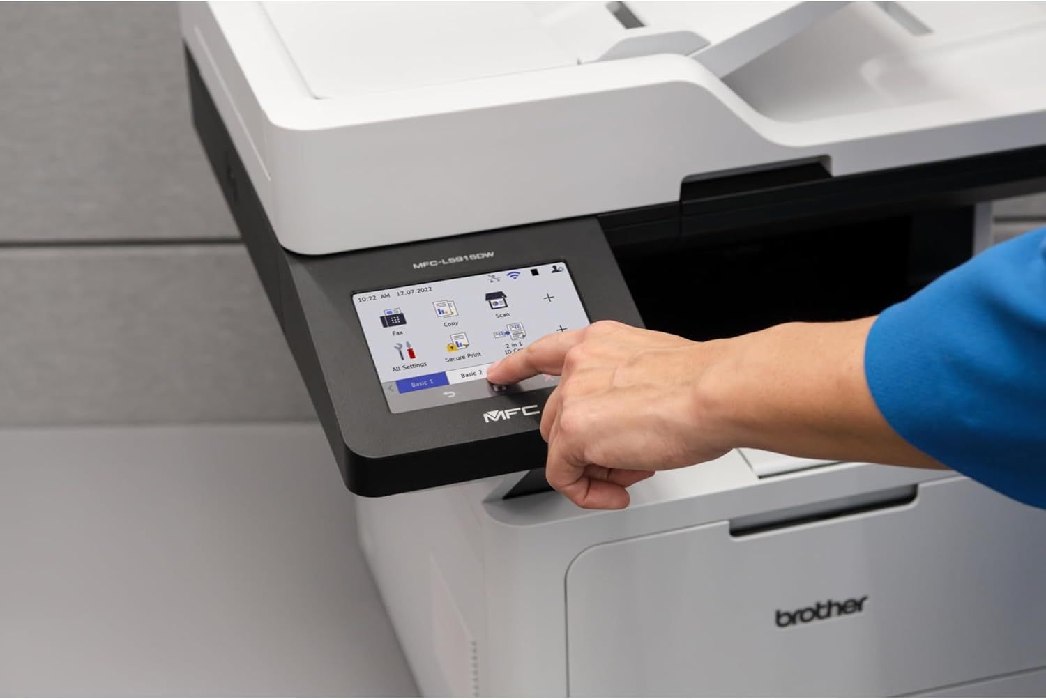 Brother MFC-L5915DW Business Monochrome Laser All-in-One Printer - White by Brother - Image 7