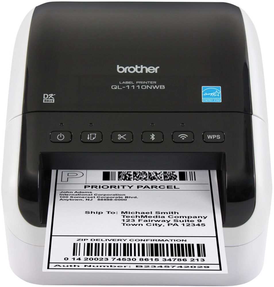 Brother QL-1110NWB Wide Format Professional Label Printer - White by Brother - Refurbished - Very Good condition - US$634.36