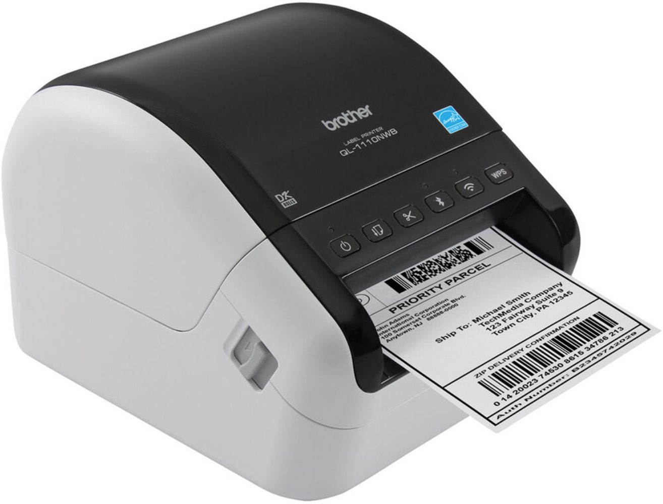 Brother QL-1110NWB Wide Format Professional Label Printer - White by Brother - Image 2