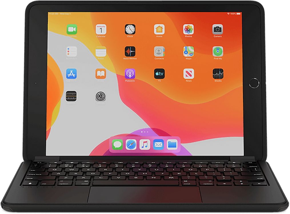 Brydge 10.2 MAX+ Wireless Keyboard with Trackpad for iPad 7 | 8 | 9 - Black by Brydge - Refurbished - Good condition - US$87.46