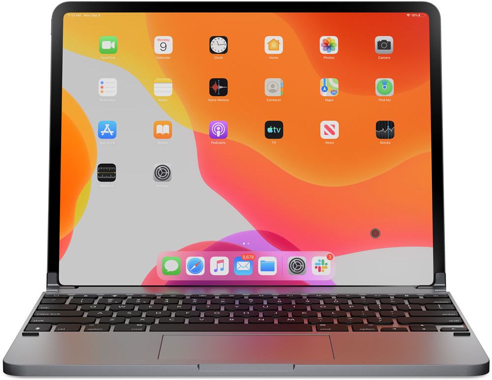 Brydge 12.9 Pro+ Wireless Keyboard with Trackpad for iPad Pro 12.9-inch 3 | 4 - Space Gray by Brydge - Image 2