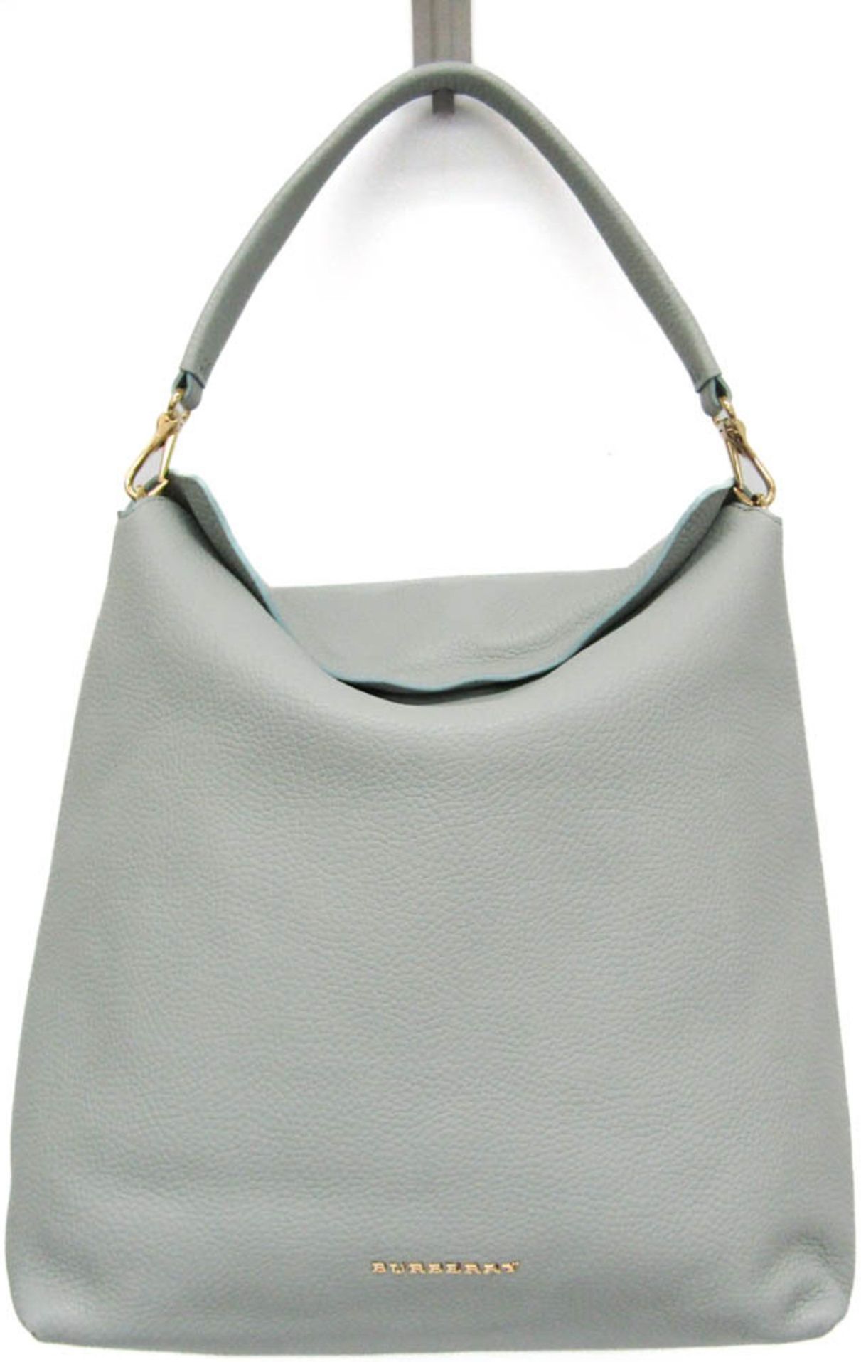 Refurbished Burberry Leather Hobo Shoulder Bag | Reebelo US