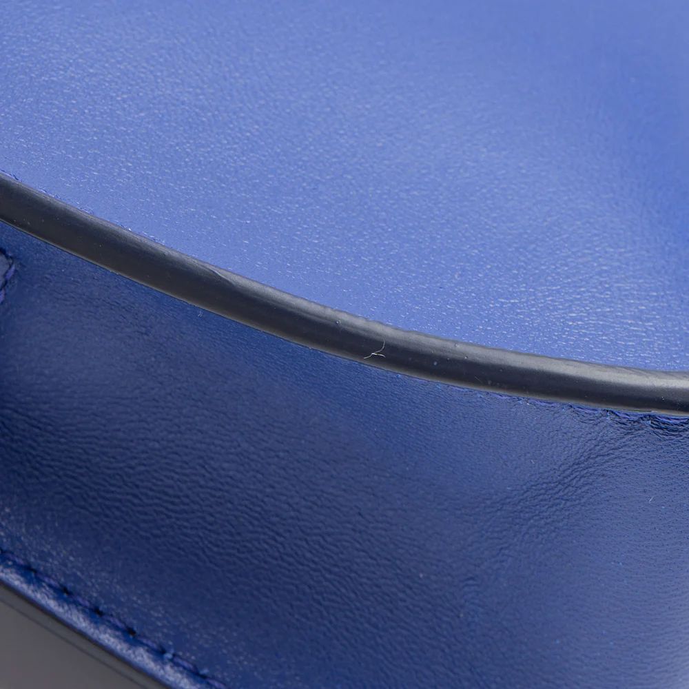 Burberry Leather Shield Mini Shoulder Bag - Leather - Blue by Burberry - Image 12