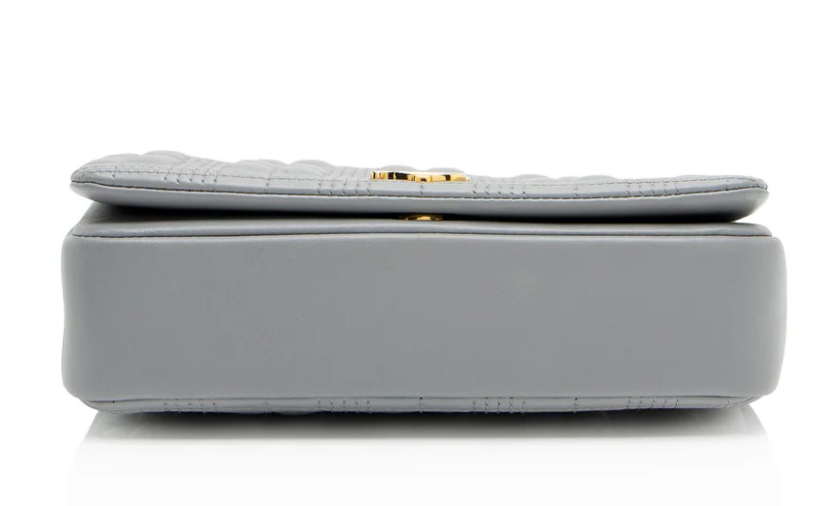 Burberry Quilted Lambskin TB Lola Chain Small Crossbody - Lambskin - Grey by Burberry - Image 4