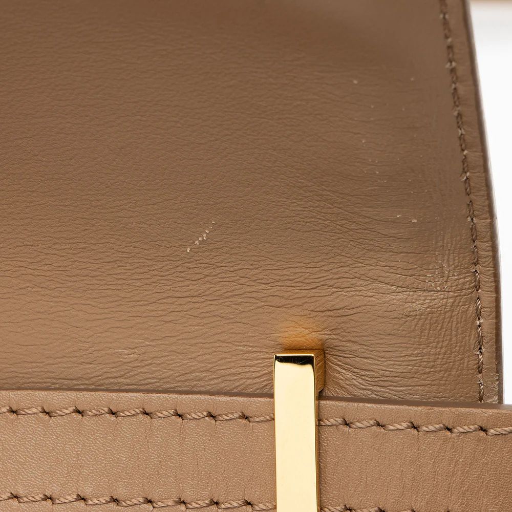 Burberry TB Monogram Leather TB Small Flap Bag - Leather - Brown by Burberry - Image 12