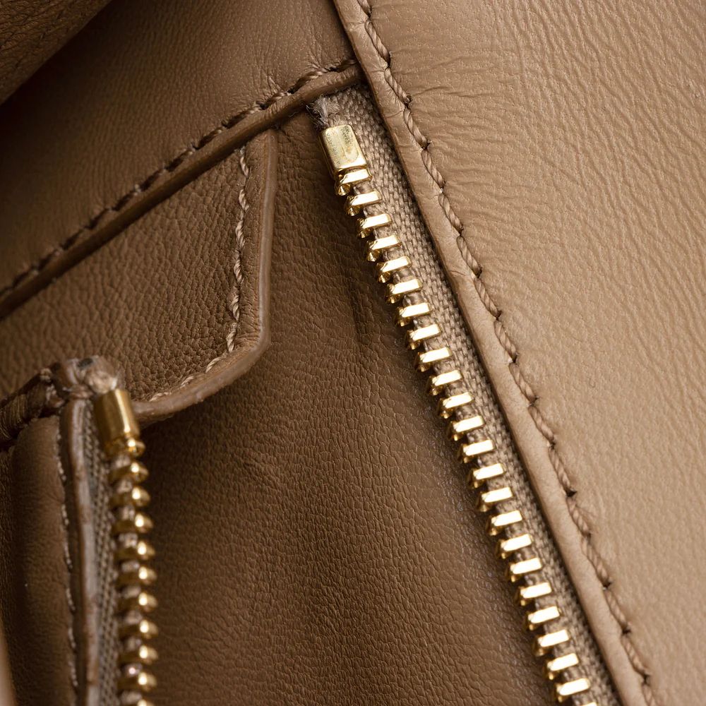Burberry TB Monogram Leather TB Small Flap Bag - Leather - Brown by Burberry - Image 13