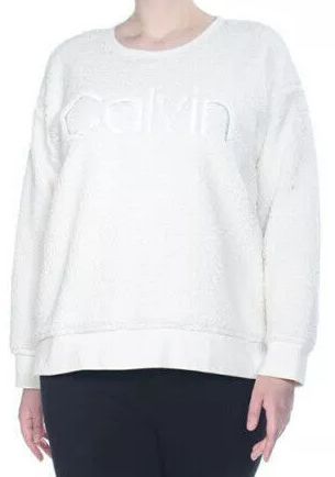Calvin Klein Women's Sweater Crew Neck XXL - Cloud by Calvin Klein - Refurbished - Brand New condition - US$40.98