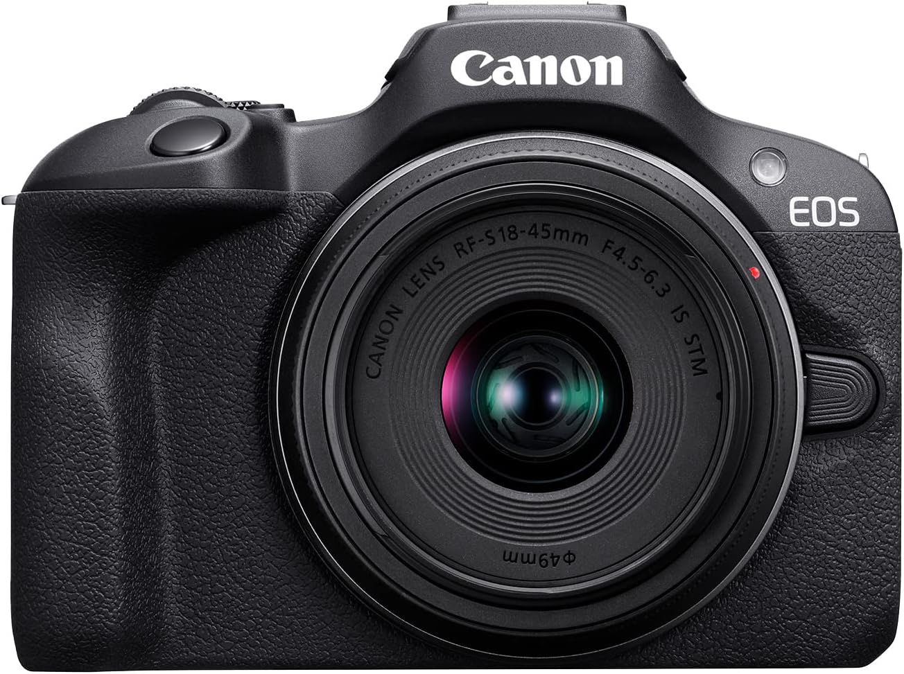 Canon EOS R100 Mirrorless Camera with RF-S18-45mm F4.5-6.3 IS STM & RF-S55-210mm F5-7.1 IS STM Lens Kit - Black by Canon - Refurbished - Like New condition - CA$1179.98