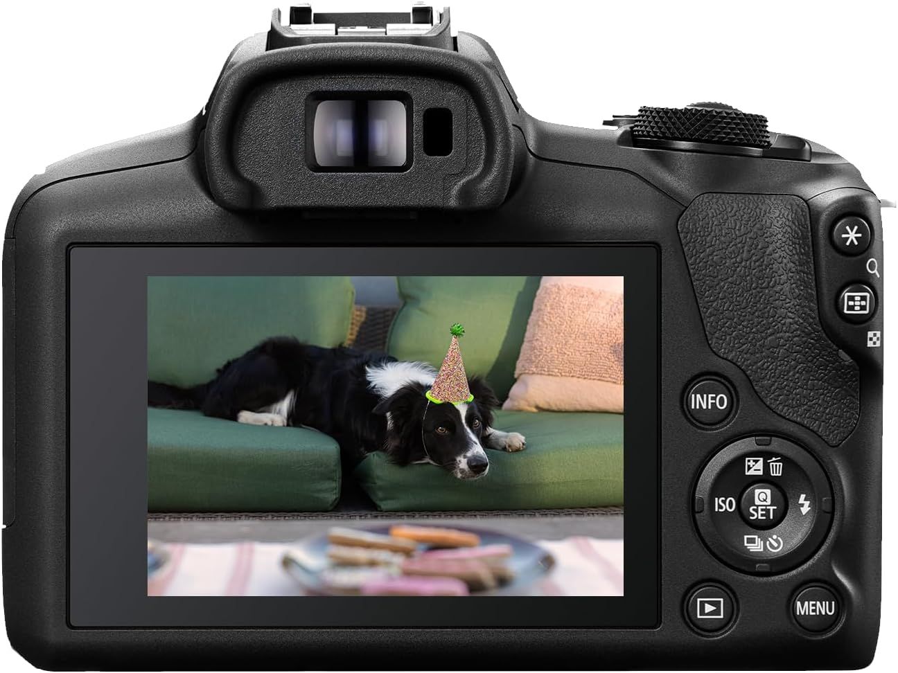 Canon EOS R100 Mirrorless Camera with RF-S18-45mm F4.5-6.3 IS STM & RF-S55-210mm F5-7.1 IS STM Lens Kit - Black by Canon - Refurbished - Like New condition - Image 3