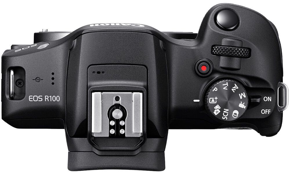 Canon EOS R100 Mirrorless Camera with RF-S18-45mm F4.5-6.3 IS STM & RF-S55-210mm F5-7.1 IS STM Lens Kit - Black by Canon - Refurbished - Like New condition - Image 4