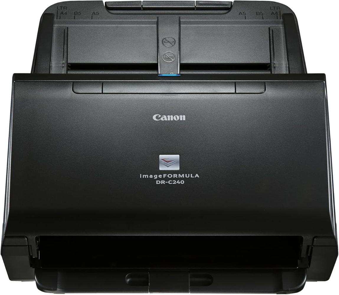 Canon ImageFORMULA DR-C240 Colour Document Scanner - Black by Canon - Refurbished - Brand New condition - CA$1007.99