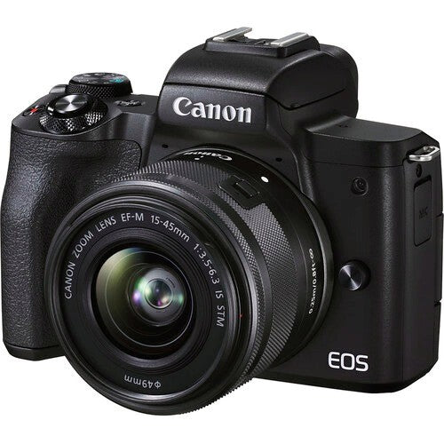 Canon M50 Mark II Digital Camera with 15-45mm Lens - Black by Canon - Refurbished - Like New condition - CA$947.99