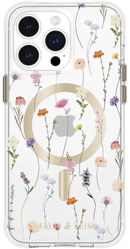 Carson & Quinn Floral Glory Phone Case with MagSafe for iPhone 15 Pro Max - Clear/Floral Glory by Carson & Quinn - Refurbished - Very Good condition - US$151.98