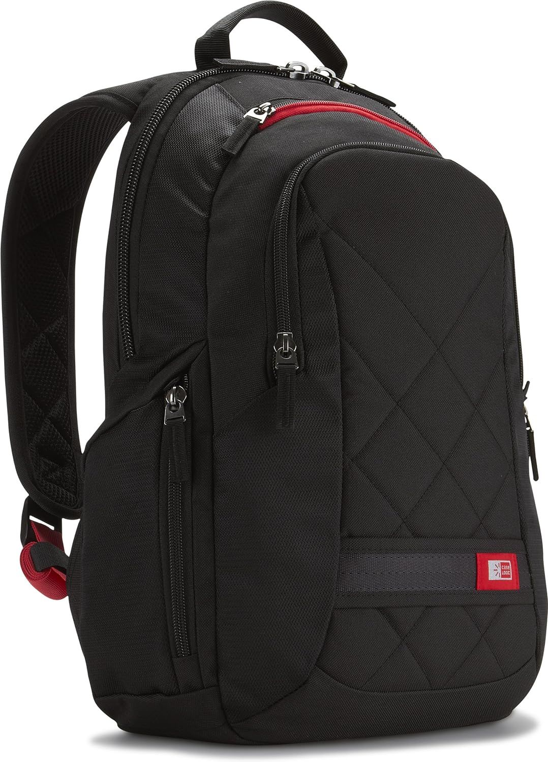Case Logic 14" Laptop Backpack (DLBP-114) - Black/Red by Case Logic - Refurbished - Very Good condition - US$119.57