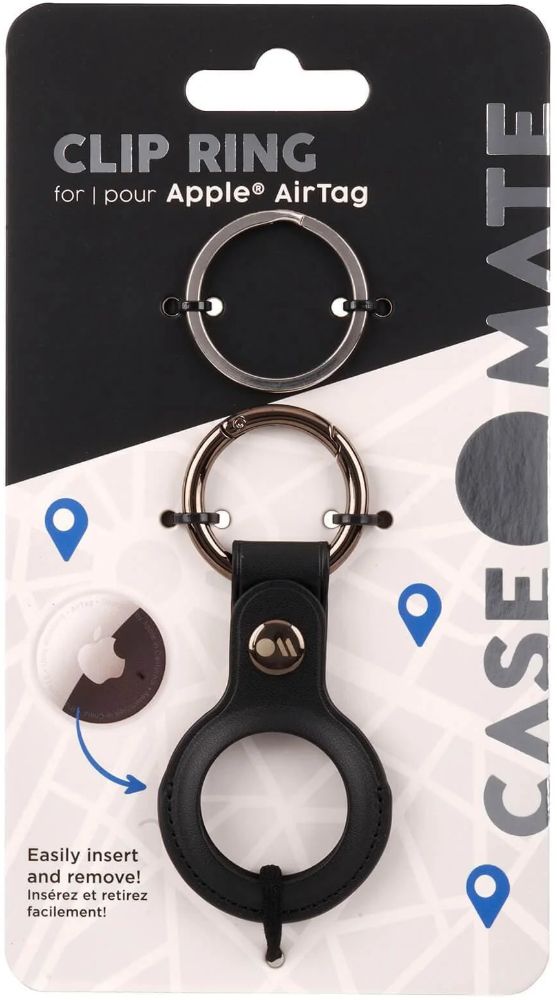 Case-Mate Clip Ring Keychain AirTag Case for Apple AirTag - Black by Case-Mate - Refurbished - Brand New condition - Image 7