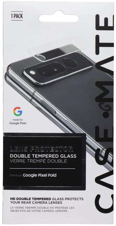 Case-Mate Double Tempered Glass Lens Protector for Google Pixel Fold - Clear by Case-Mate - Refurbished - Brand New condition - US$9.14