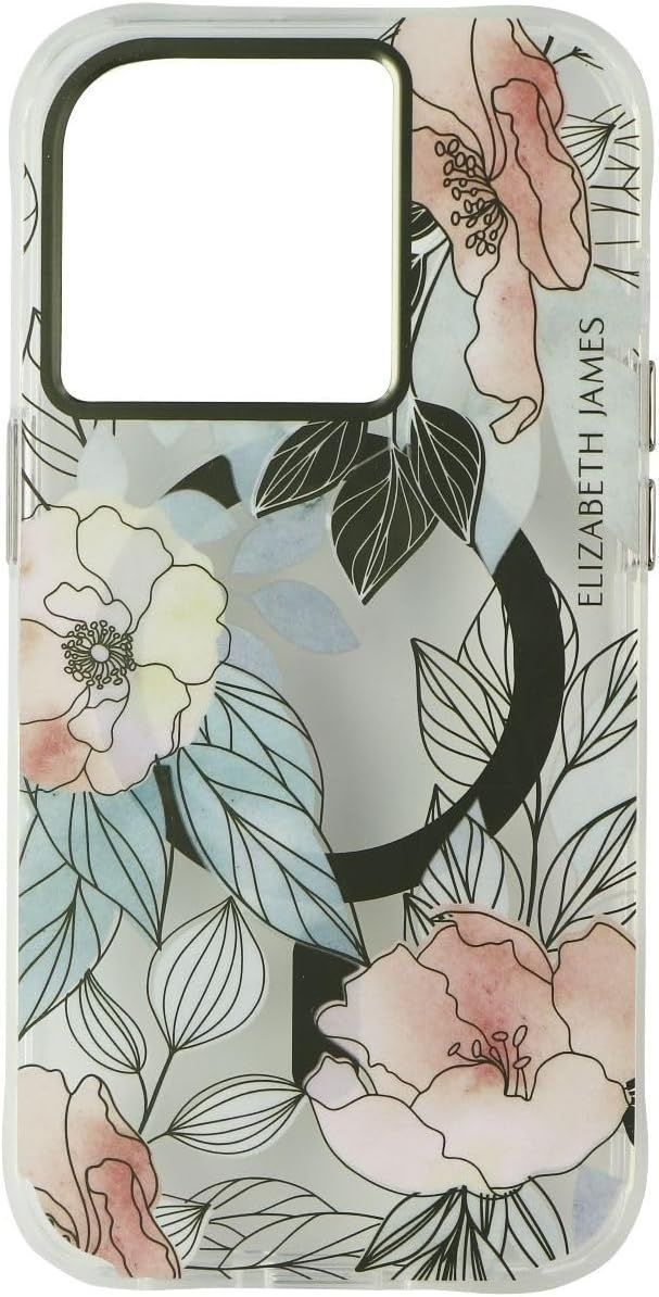 Case-Mate Elizabeth James Phone Case with MagSafe for iPhone 14 Pro - Blooms in Bordeaux by Case-Mate - Refurbished - Brand New condition - Image 2