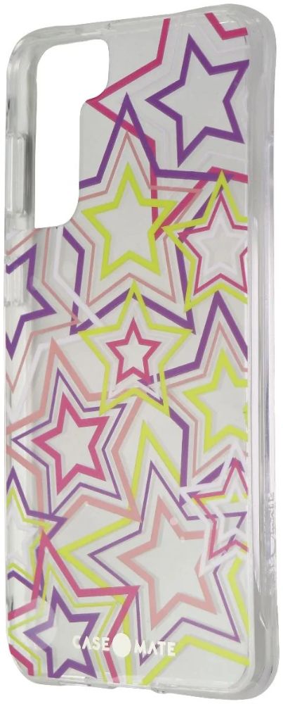 Case-Mate Hardshell Phone Case for Galaxy S21+ 5G - Neon Stars by Case-Mate - Refurbished - Brand New condition - US$13.93