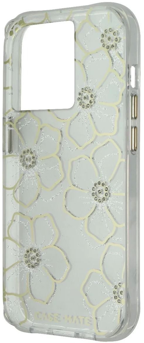 Case-Mate Hardshell Series Case for Apple iPhone 14 Pro - Floral Gems by Case-Mate - Refurbished - Very Good condition - US$10.43