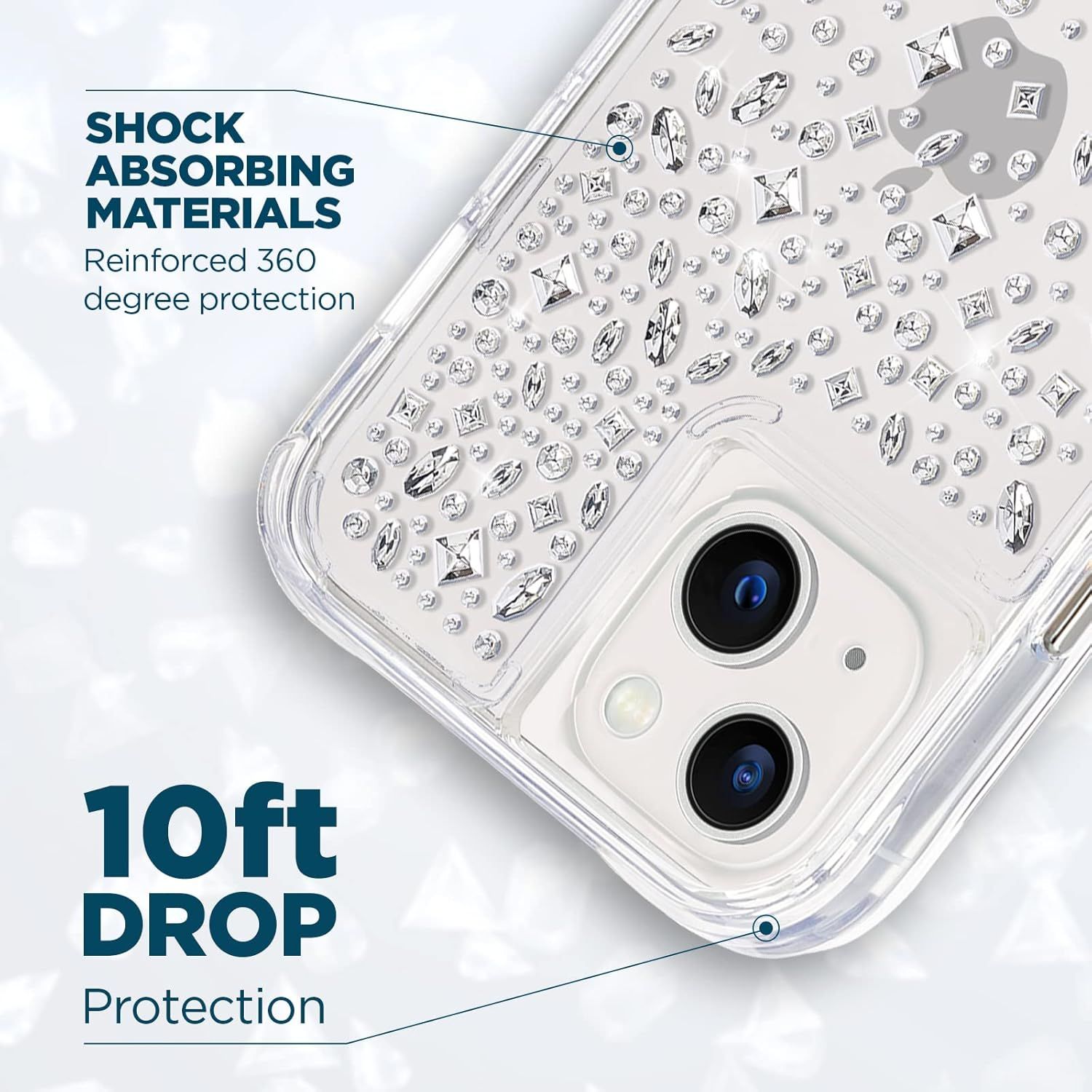 Case-Mate Case-Mate Karat Phone Case for iPhone 13 - Karat Crystal by Case-Mate - Image 6