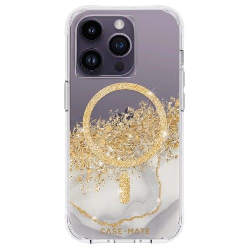 Case-Mate Karat Phone Case with Magsafe for iPhone 14 Pro - Karat Marble by Case-Mate - Refurbished - Very Good condition - US$10.43