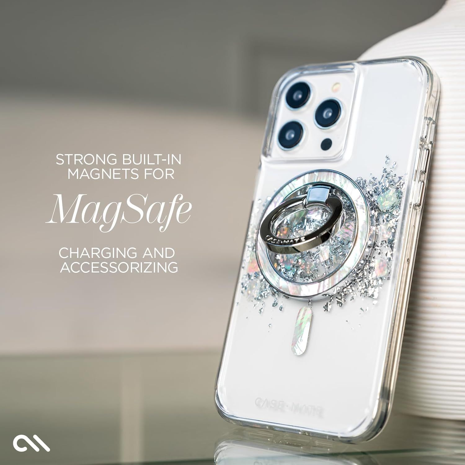 Case-Mate Case-Mate Karat Phone Case with MagSafe for iPhone 15 Pro - Touch of Pearl by Case-Mate - Image 8