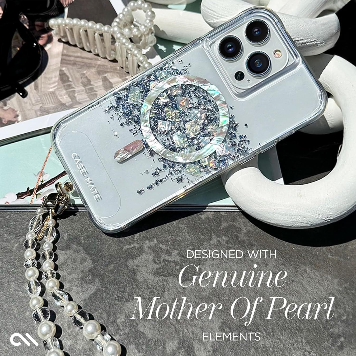 Case-Mate Case-Mate Karat Phone Case with MagSafe for iPhone 15 Pro - Touch of Pearl by Case-Mate - Image 10
