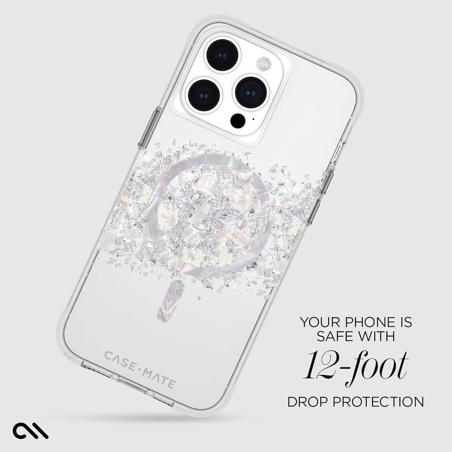 Case-Mate Case-Mate Karat Phone Case with MagSafe for iPhone 15 Pro Max - Touch of Pearl by Case-Mate - Image 4