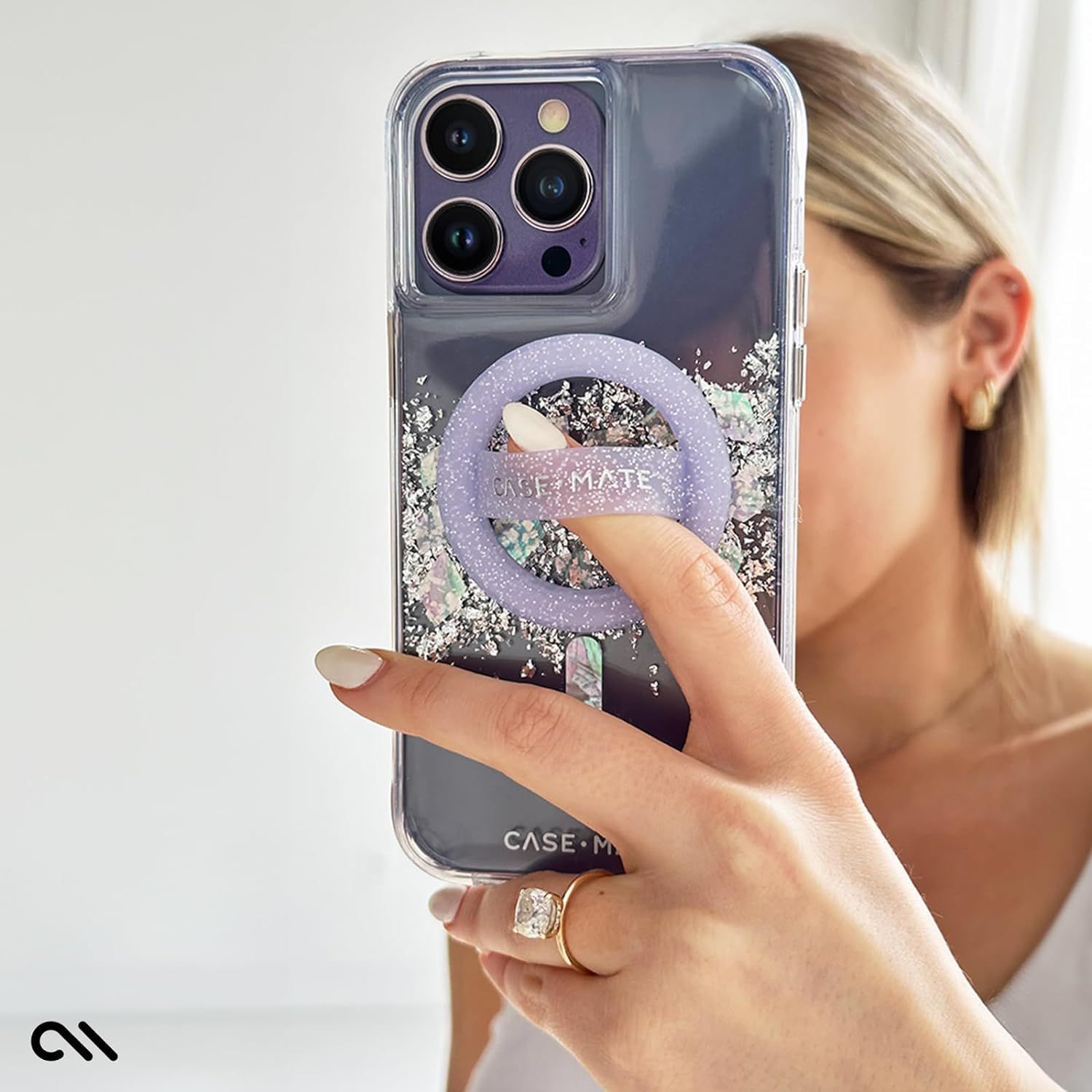Case-Mate Case-Mate Karat Phone Case with MagSafe for iPhone 15 Pro Max - Touch of Pearl by Case-Mate - Image 6