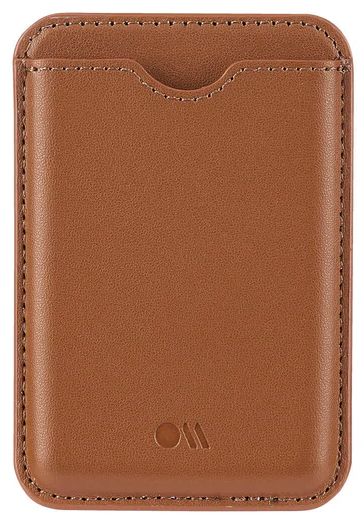 Case-Mate Magnetic Card Holder for MagSafe Compatible iPhones and Cases - Cognac Brown by Case-Mate - Refurbished - Brand New condition - US$20.55