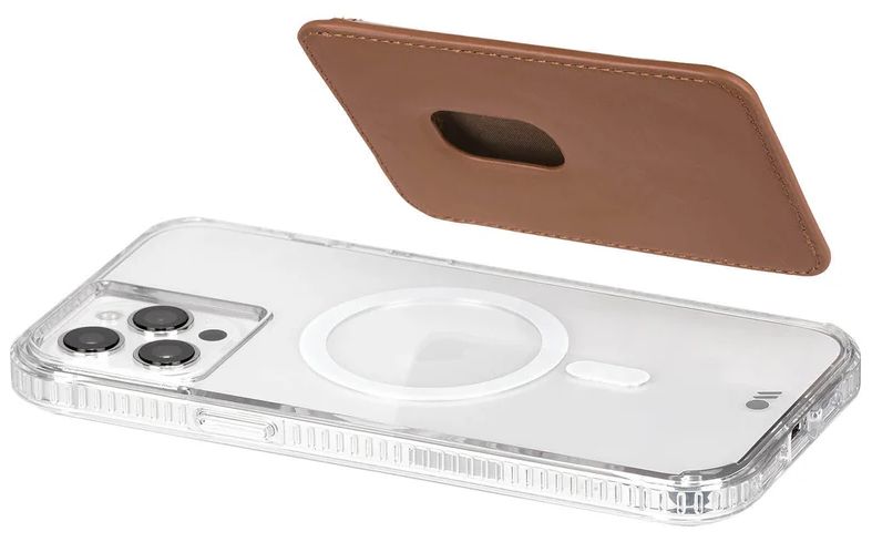 Case-Mate Magnetic Card Holder for MagSafe Compatible iPhones and Cases - Cognac Brown by Case-Mate - Refurbished - Brand New condition - Image 3