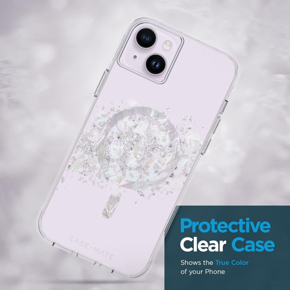 Case-Mate Mother of Pearl Phone Case with MagSafe for iPhone 14 Plus - Touch of Pearl by Case-Mate - Refurbished - Very Good condition - Image 4