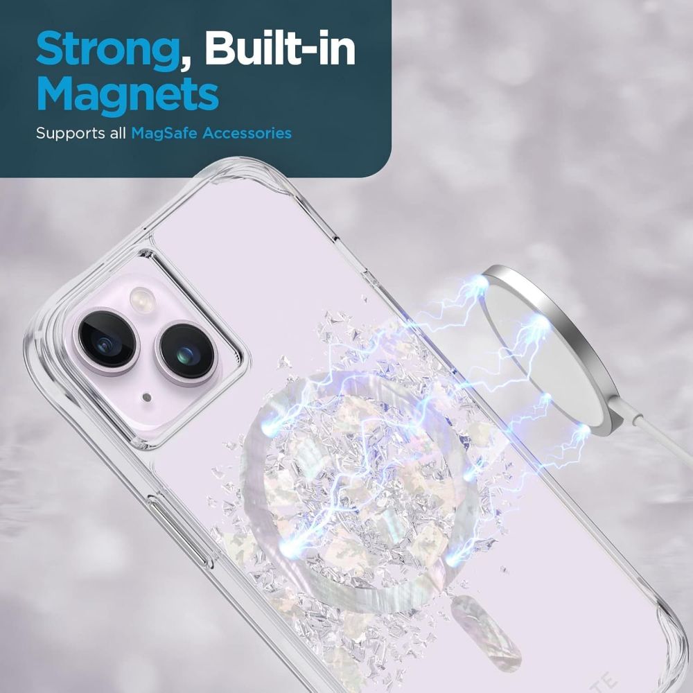 Case-Mate Mother of Pearl Phone Case with MagSafe for iPhone 14 Plus - Touch of Pearl by Case-Mate - Refurbished - Very Good condition - Image 6