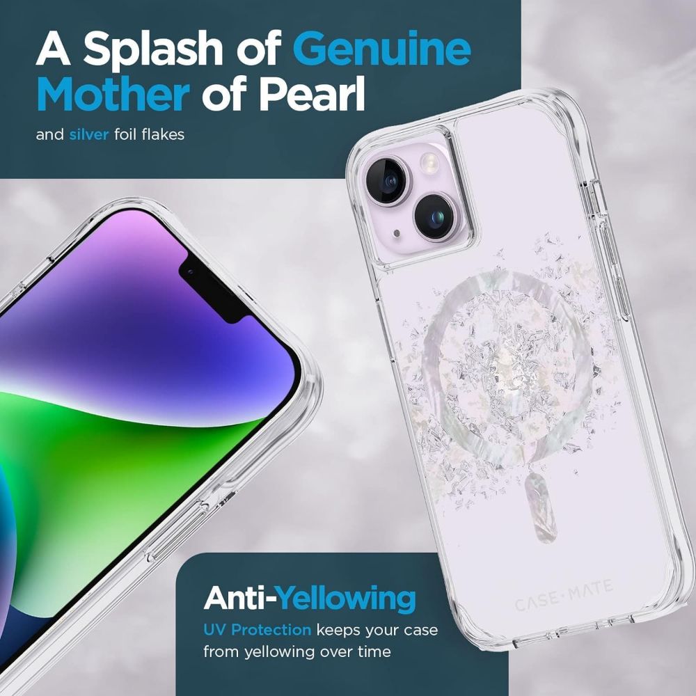 Case-Mate Mother of Pearl Phone Case with MagSafe for iPhone 14 Plus - Touch of Pearl by Case-Mate - Refurbished - Very Good condition - Image 7