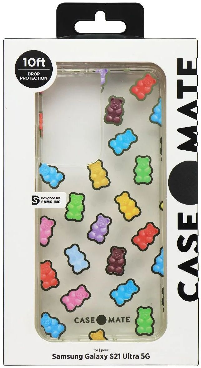 Case-Mate Prints Phone Case for Galaxy S21 Ultra 5G - Gummy Bears by Case-Mate - Refurbished - Brand New condition - US$8.78