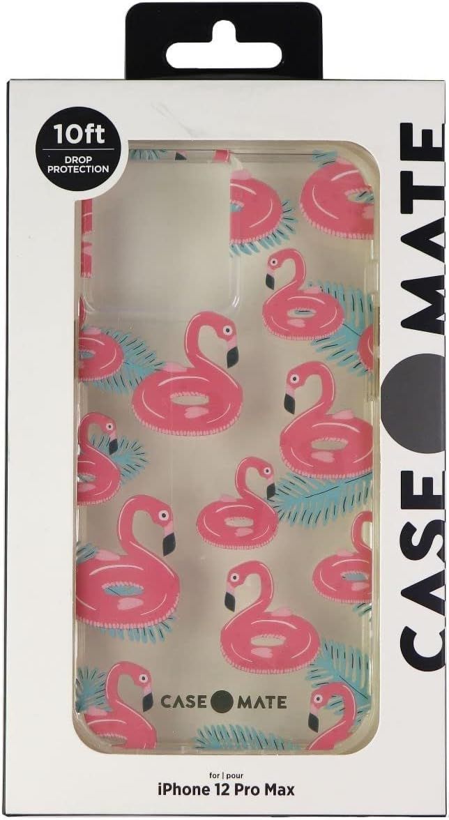 Case-Mate Prints Phone Case for iPhone 12 Pro Max - Float On Flamingos by Case-Mate - Refurbished - Brand New condition - Image 3