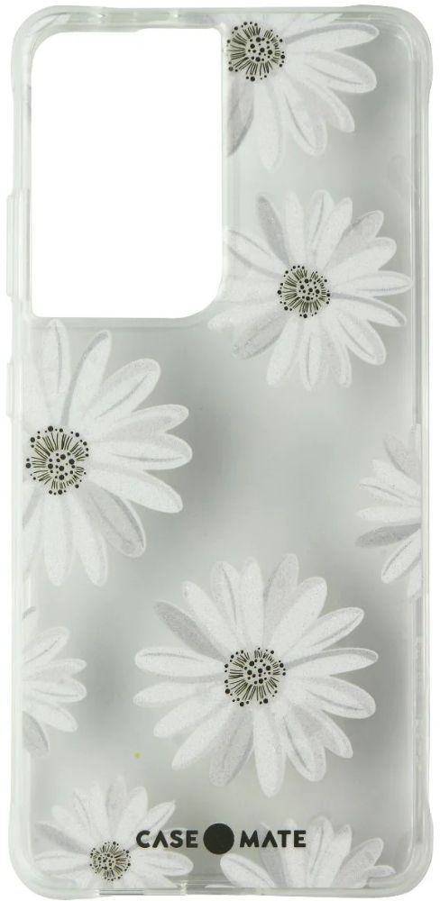 Case-Mate Prints Series Phone Case for Samsung Galaxy S21 Ultra 5G - Glitter Daisies by Case-Mate - Refurbished - Brand New condition - Image 2