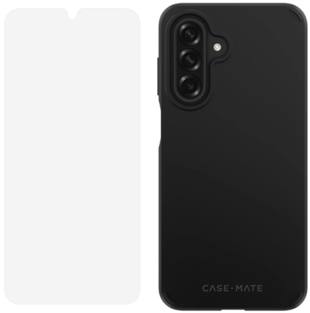 Case-Mate Protection Pack (Glass + Tough Phone Case) for Samsung Galaxy A25 5G - Black - Brand New by Case-Mate - Refurbished - Brand New condition - US$10.43