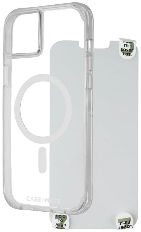 Case-Mate Protection Pack Phone Case for MagSafe for iPhone 14 Plus - Clear by Case-Mate - Refurbished - Brand New condition - US$8.78