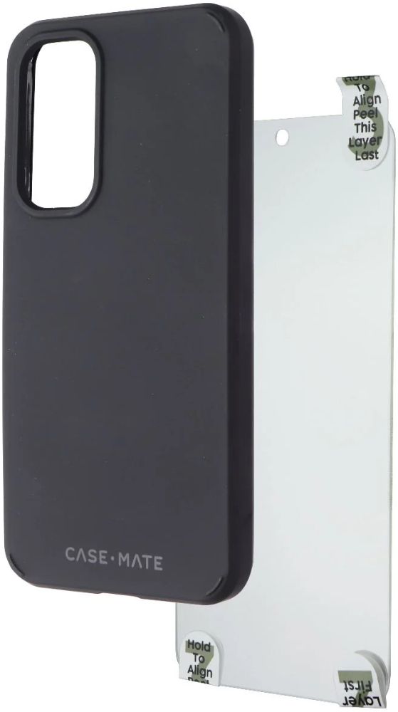 Case-Mate Protection Pack Phone Case & Screen Protector for Galaxy A54 5G - Black by Case-Mate - Refurbished - Brand New condition - US$10.04