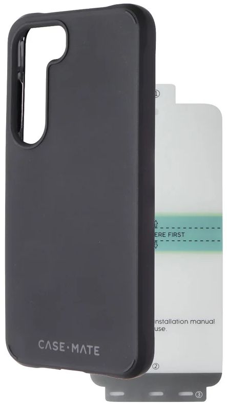 Case-Mate Protection Pack Phone Case & Screen Protector for Galaxy S23 - Black by Case-Mate - Refurbished - Brand New condition - US$8.78
