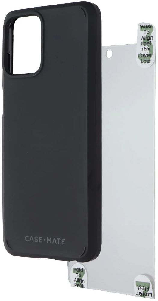 Case-Mate Protection Pack Phone Case & Screen Protector for Motorola Moto G Power 2023 - Black by Case-Mate - Refurbished - Brand New condition - US$8.78