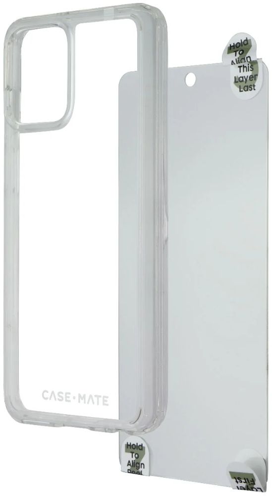 Case-Mate Protection Pack Phone Case & Screen Protector for Motorola Moto G Power 2023 - Clear by Case-Mate - Refurbished - Brand New condition - US$9.91