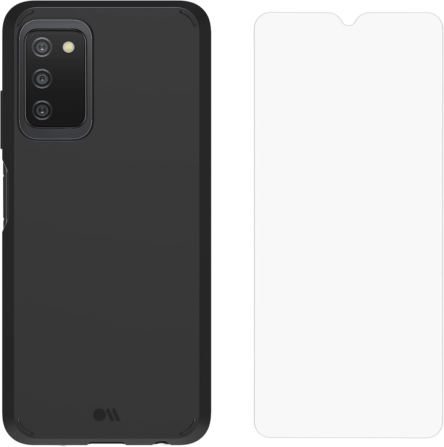 Case-Mate Protection Pack Phone Case & Screen Protector for Samsung Galaxy A03s - Black by Case-Mate - Refurbished - Brand New condition - US$8.78